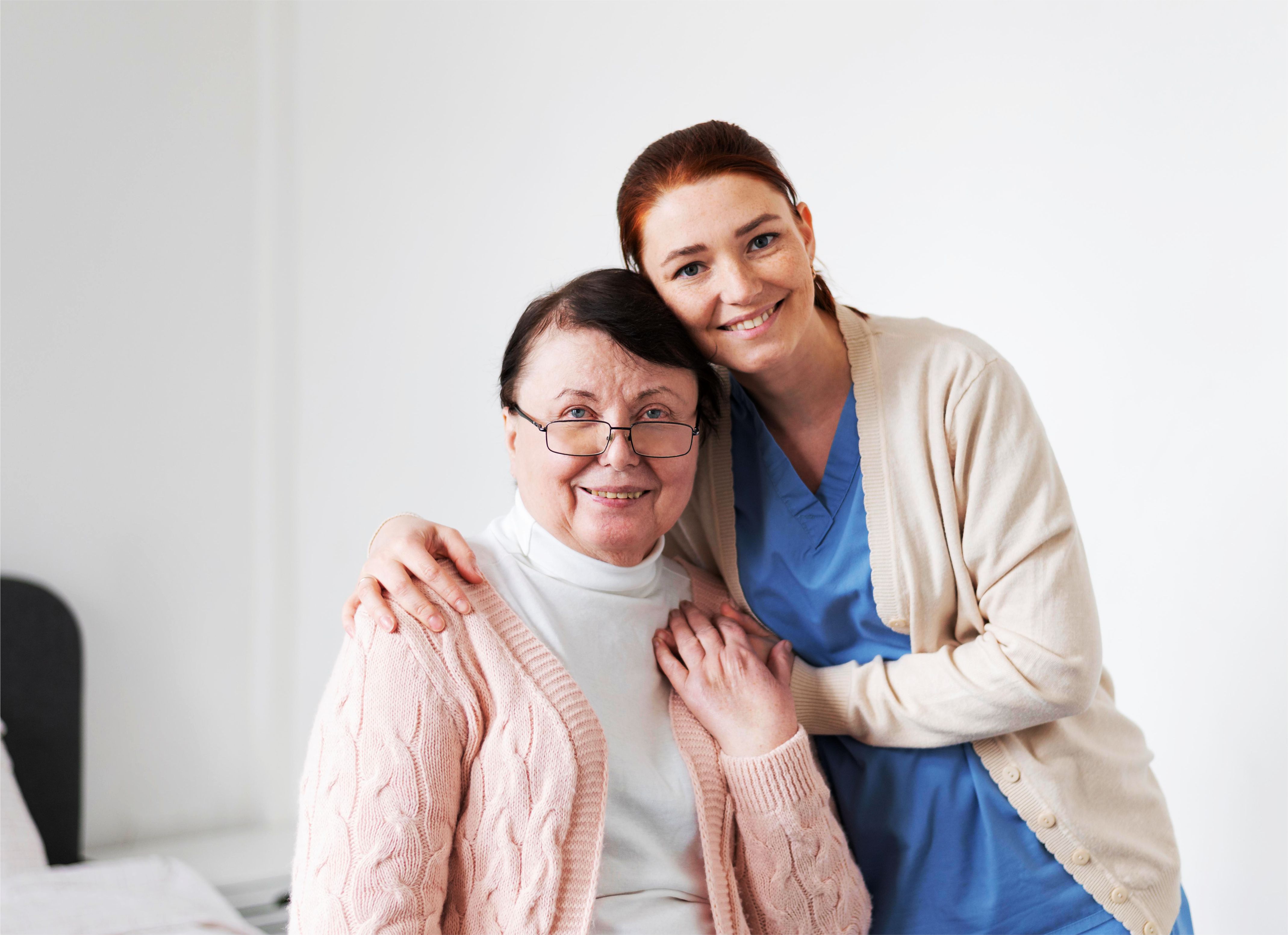 Dementia Care - Compassionate caregiver assisting client
